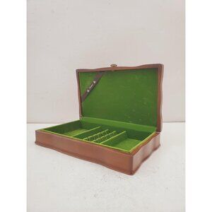 Vintage Gunther Mele 1970's wooden jewelry box. Jewellery . Vintage wooden